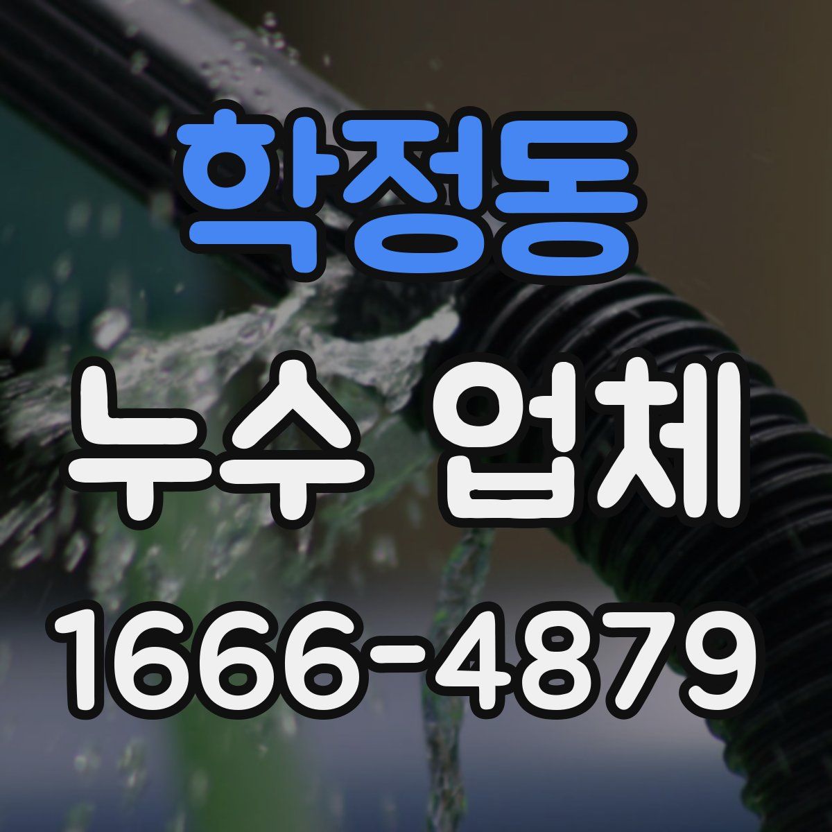 학정동 누수 업체