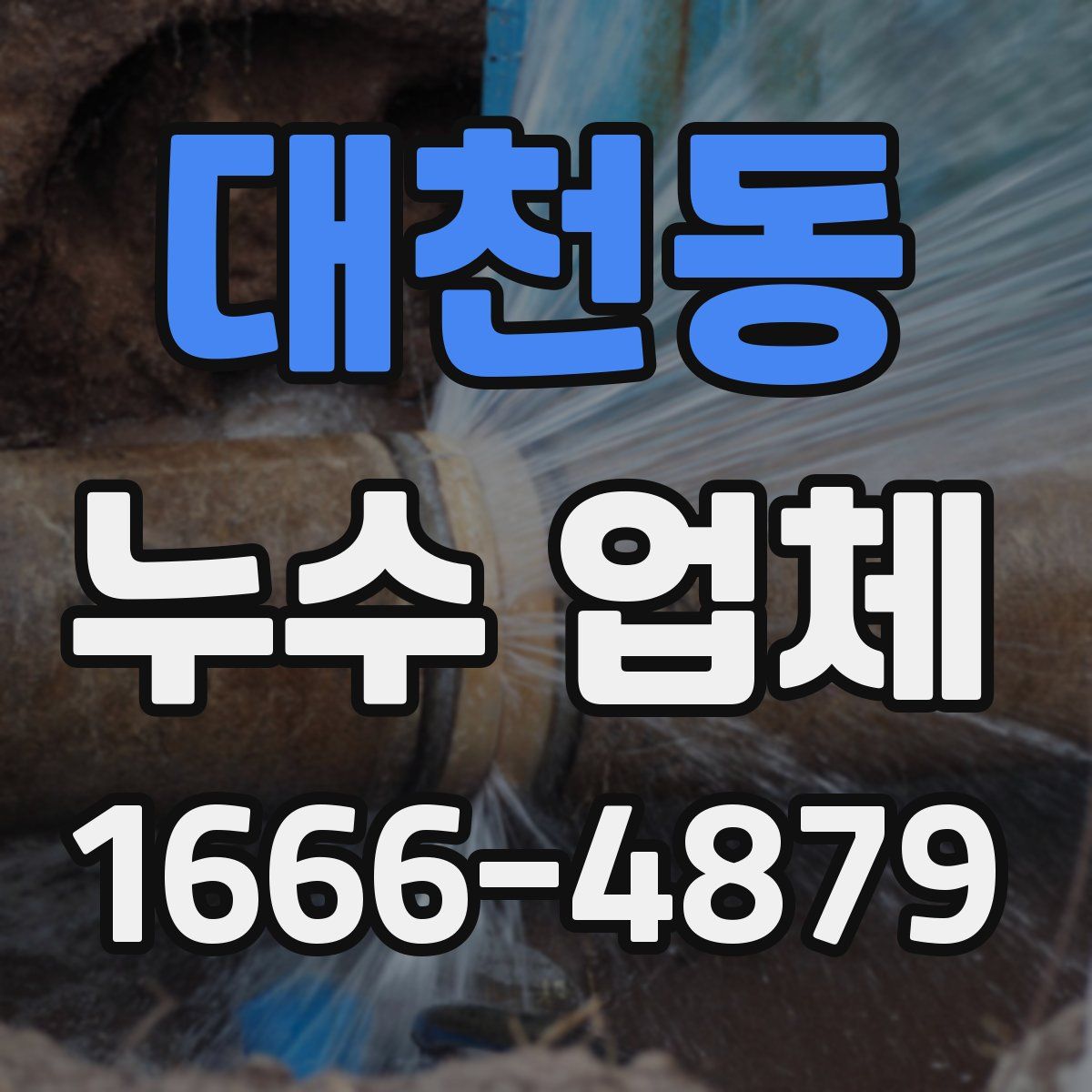 대천동 누수 업체