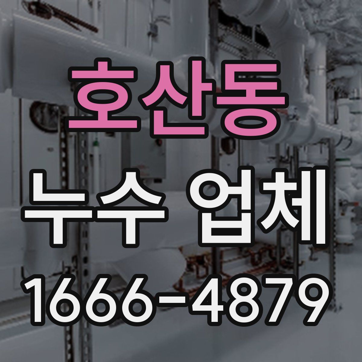 호산동 누수 업체