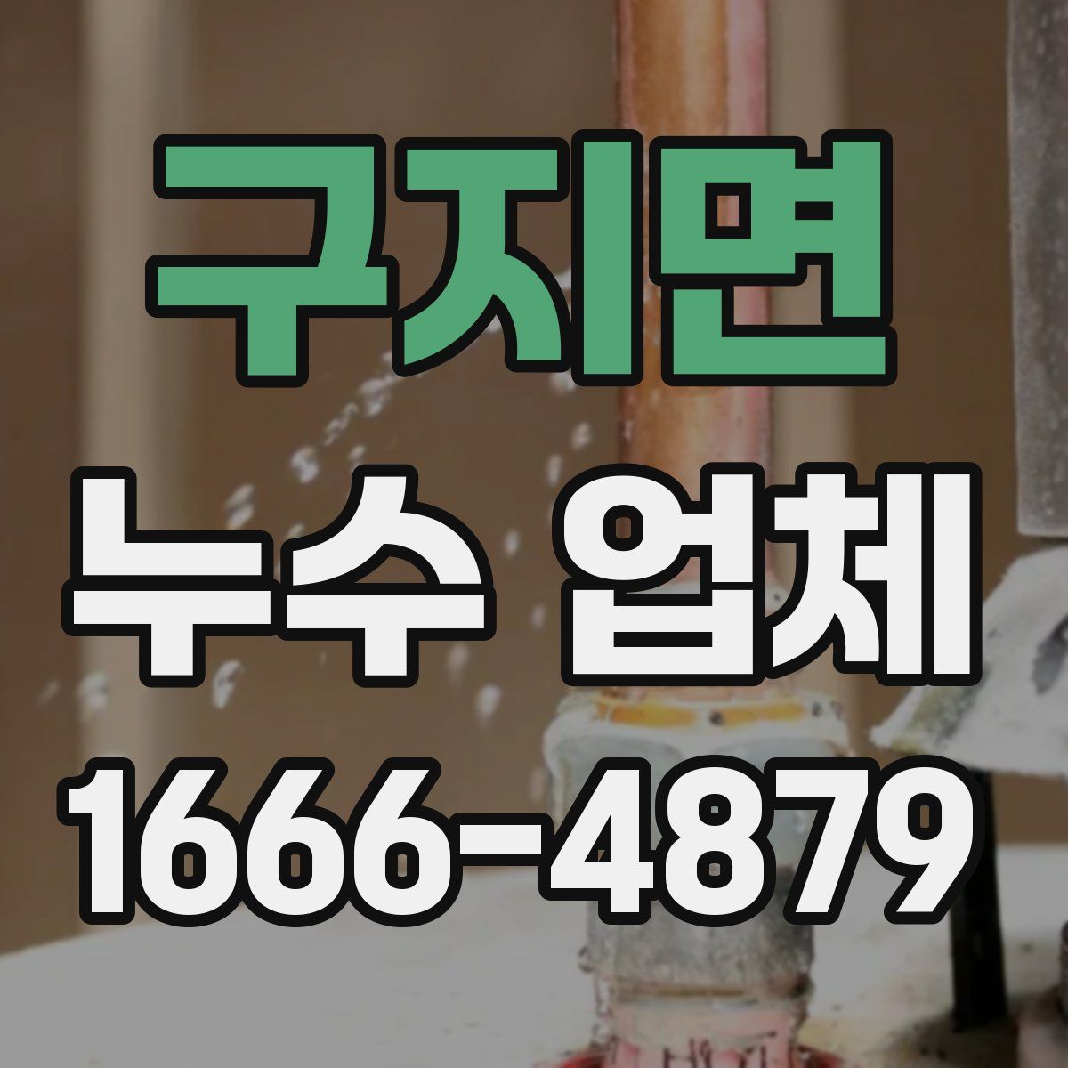 구지면 누수 업체