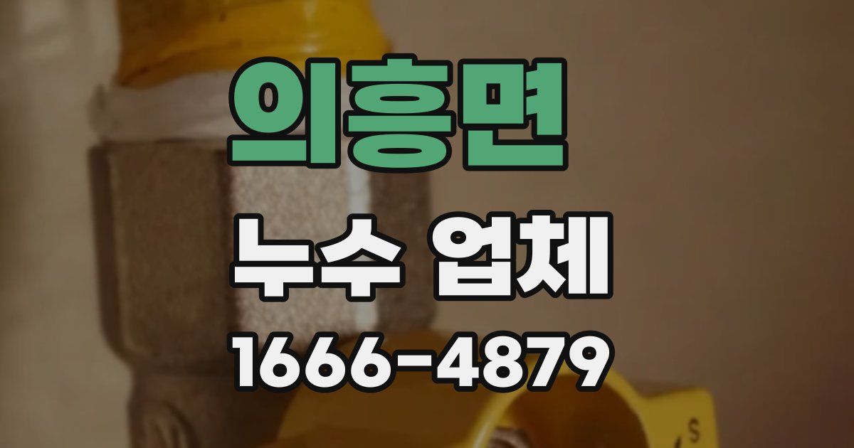 의흥면 누수 업체