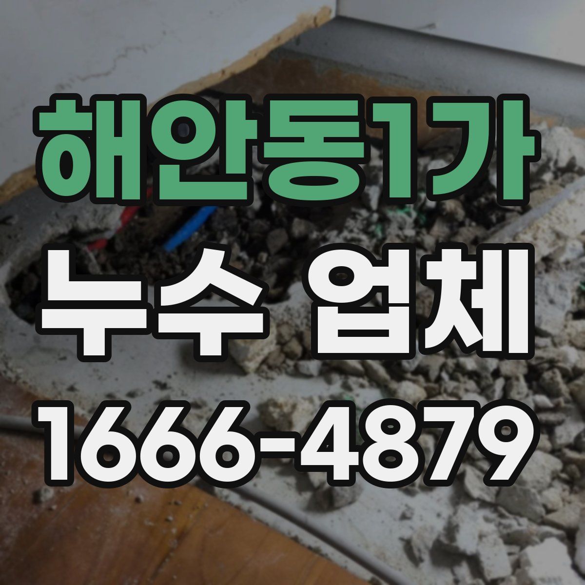 해안동1가 누수 업체
