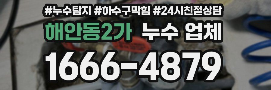해안동2가 누수 업체