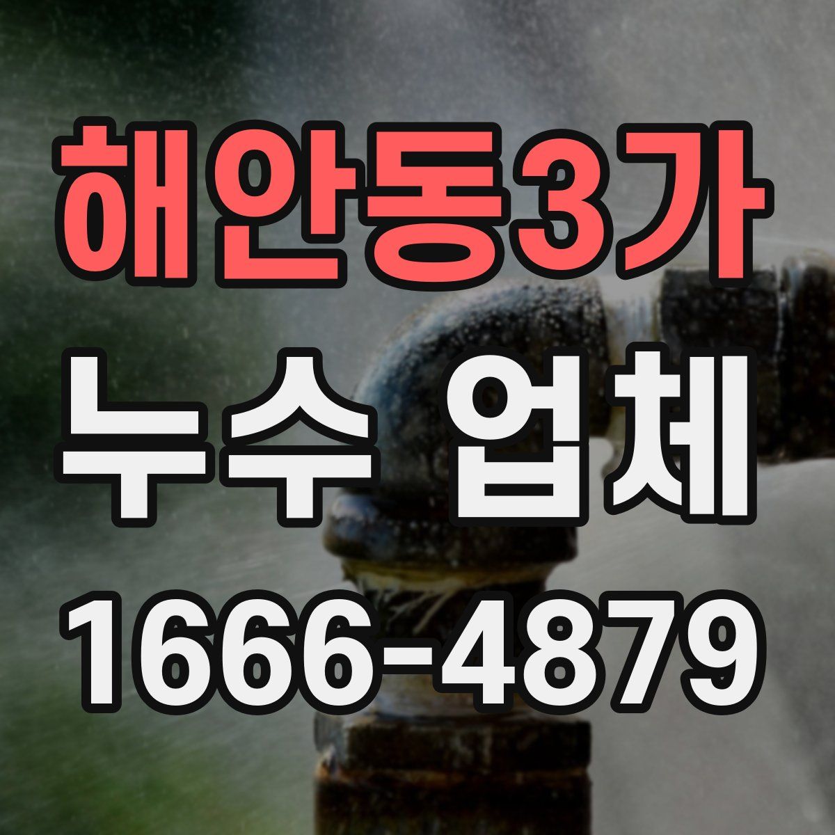 해안동3가 누수 업체