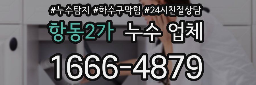 항동2가 누수 업체