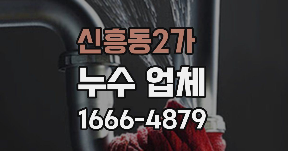 신흥동2가 누수 업체