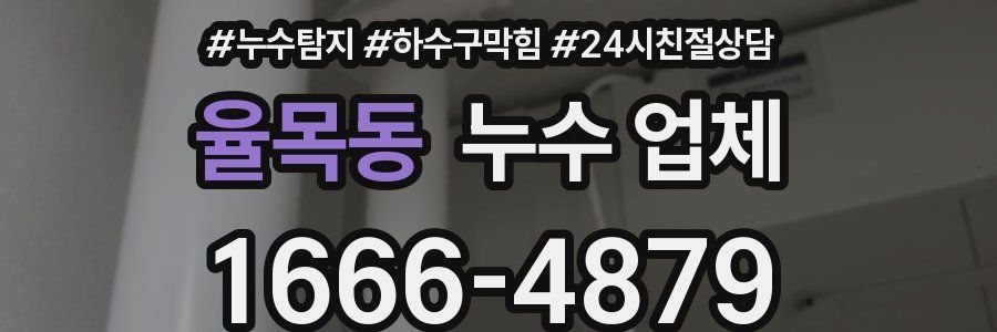 율목동 누수 업체