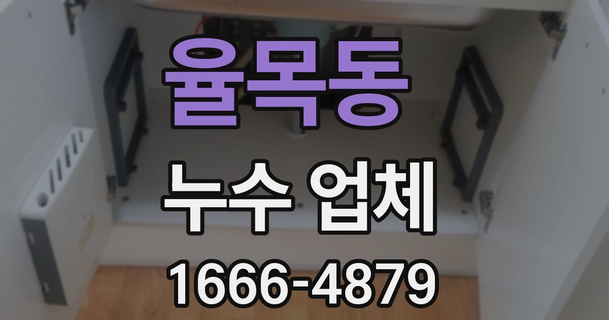 율목동 누수 업체