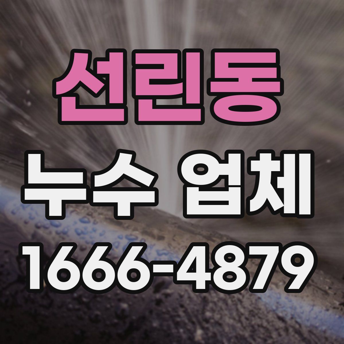 선린동 누수 업체