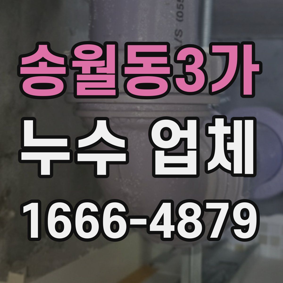 송월동3가 누수 업체
