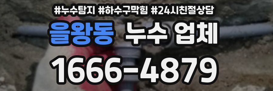 을왕동 누수 업체