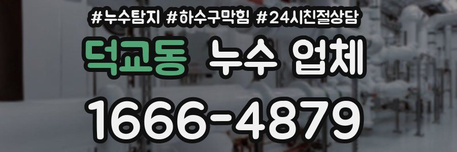 덕교동 누수 업체