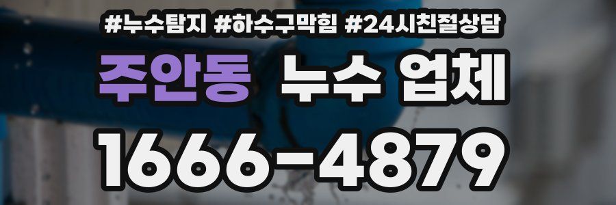 주안동 누수 업체