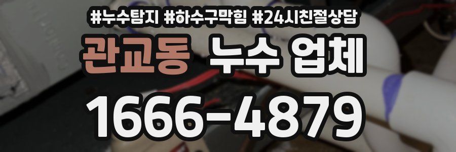 관교동 누수 업체