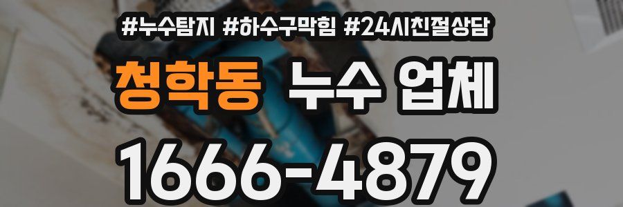 청학동 누수 업체