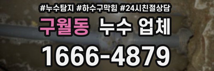 구월동 누수 업체