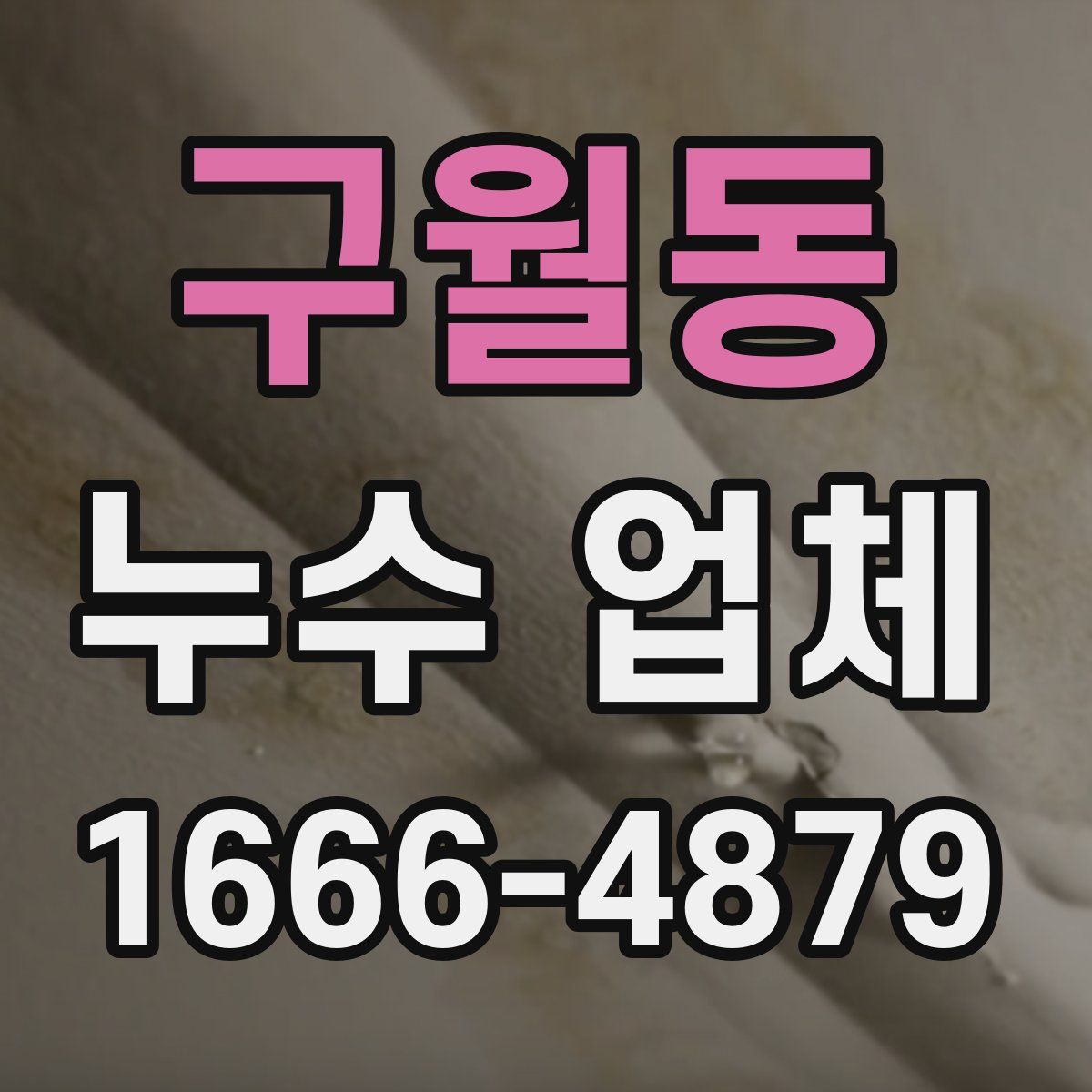 구월동 누수 업체