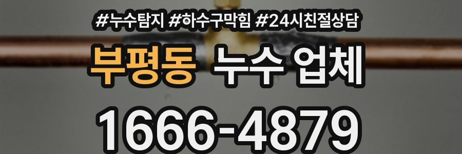 부평동 누수 업체