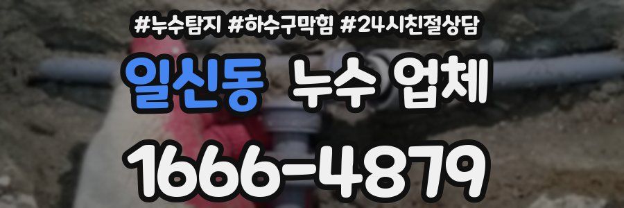 일신동 누수 업체
