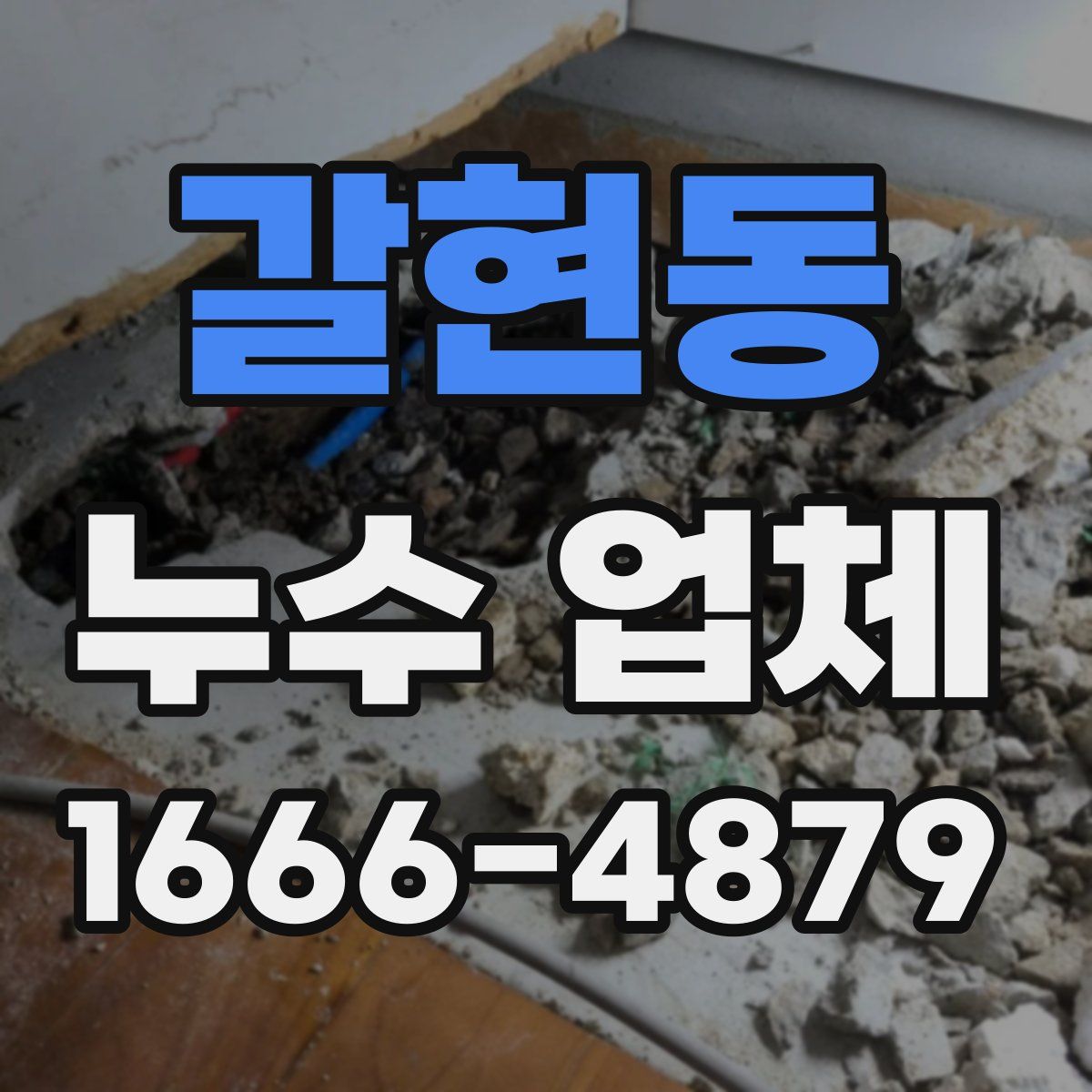 갈현동 누수 업체