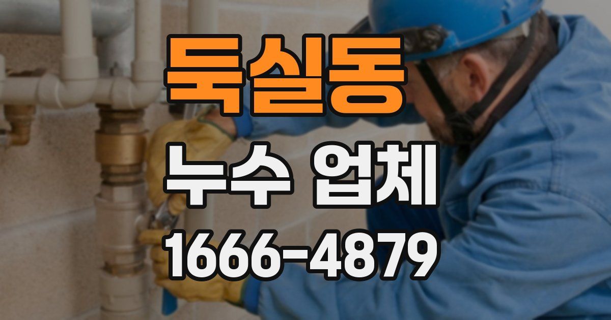 둑실동 누수 업체