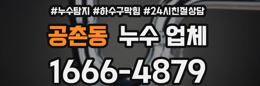 공촌동 누수 업체