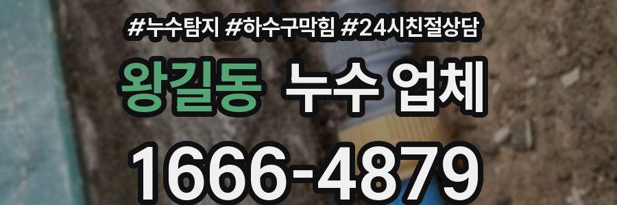 왕길동 누수 업체