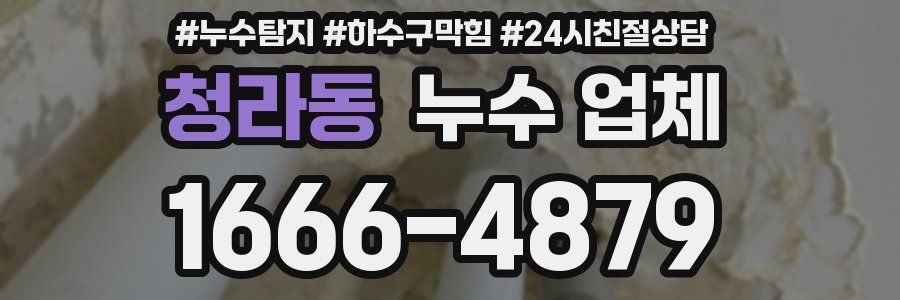 청라동 누수 업체