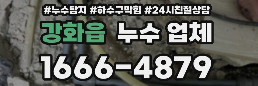 강화읍 누수 업체