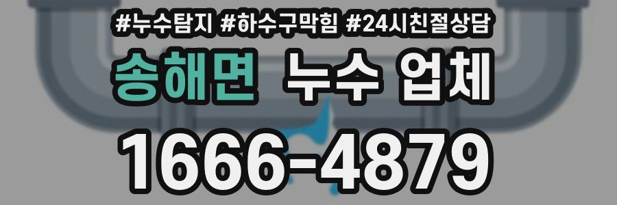 송해면 누수 업체