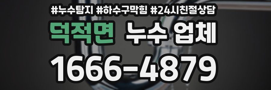 덕적면 누수 업체