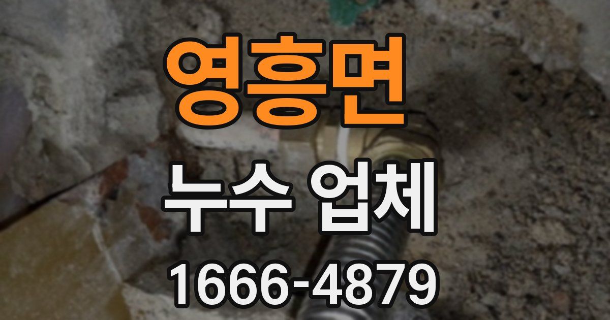 영흥면 누수 업체