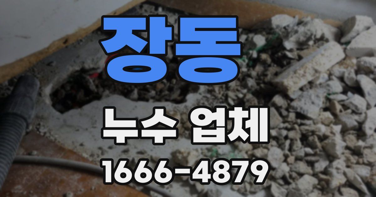 장동 누수 업체