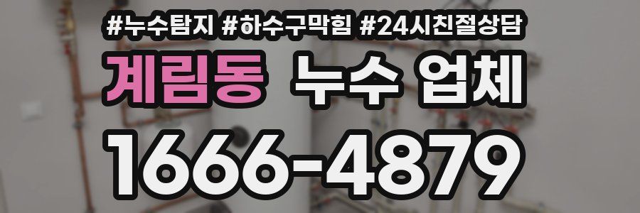 계림동 누수 업체