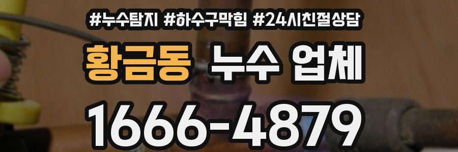 황금동 누수 업체