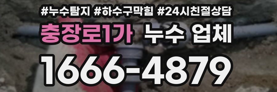 충장로1가 누수 업체