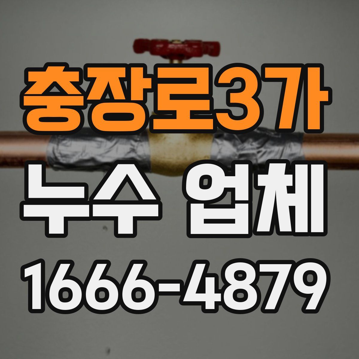 충장로3가 누수 업체