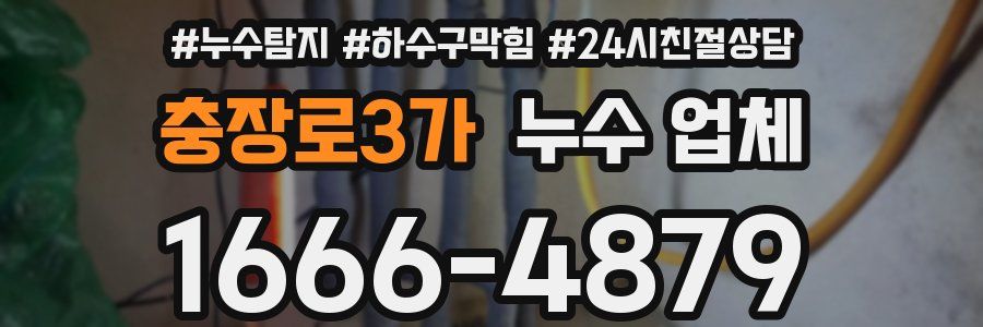 충장로3가 누수 업체