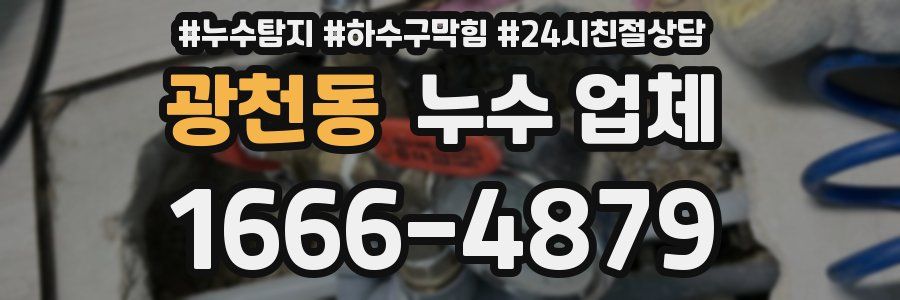 광천동 누수 업체