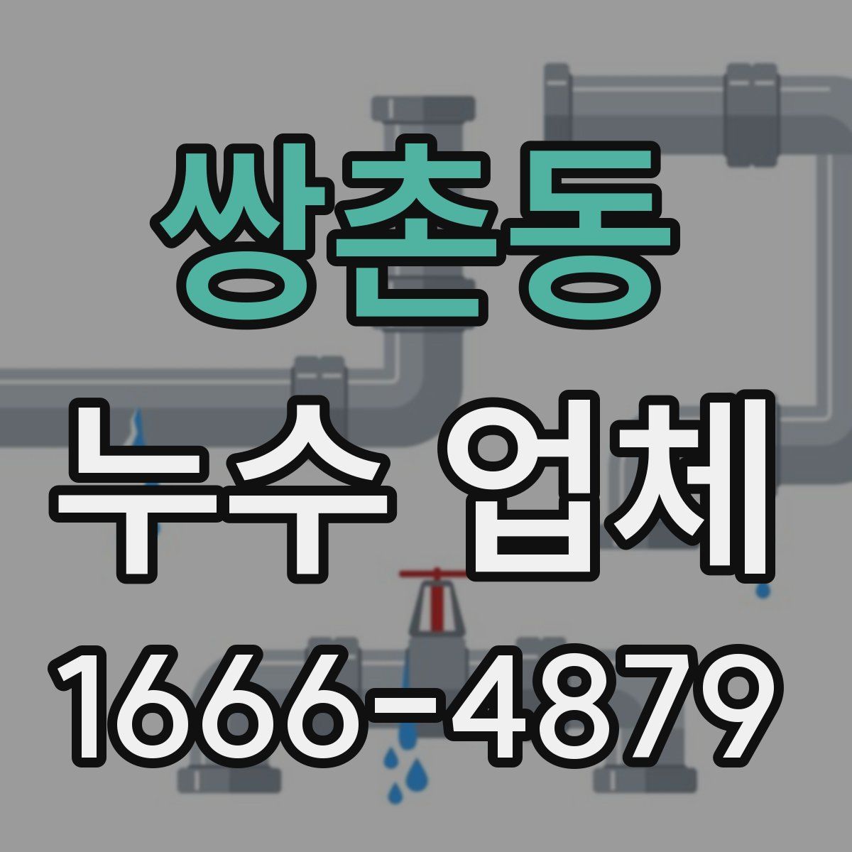 쌍촌동 누수 업체
