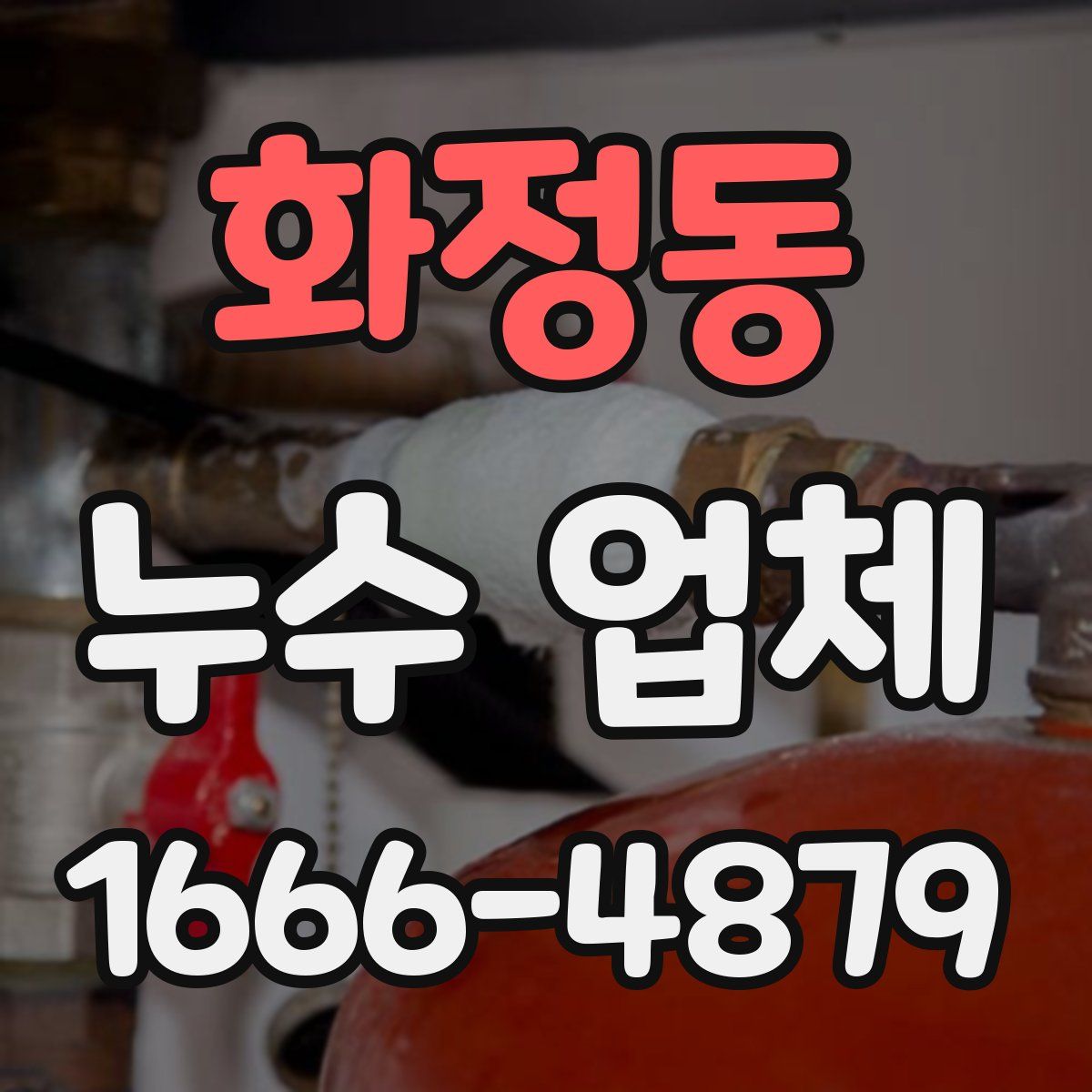 화정동 누수 업체