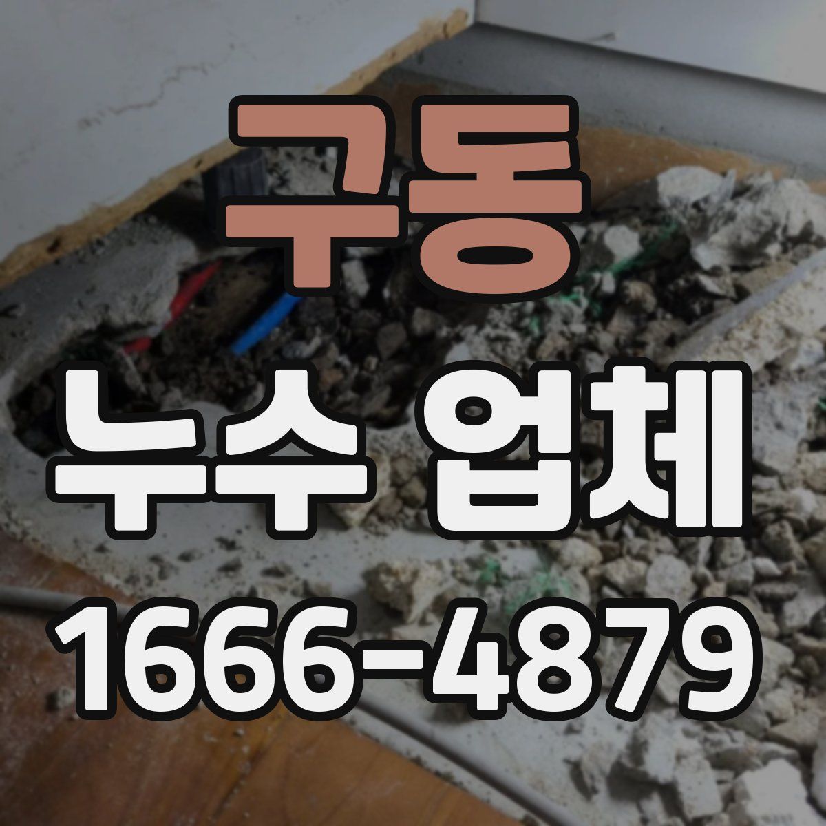구동 누수 업체