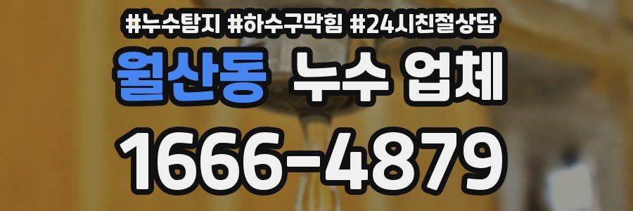 월산동 누수 업체