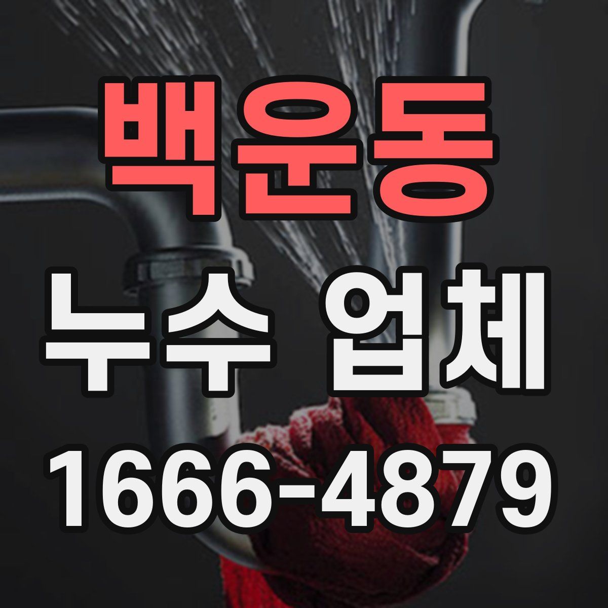 백운동 누수 업체