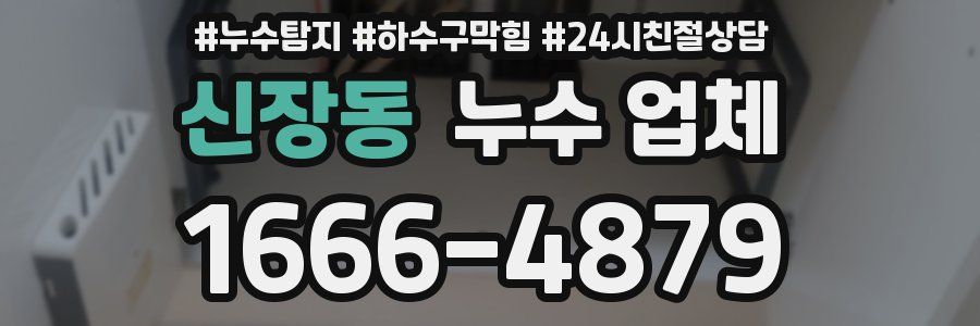 신장동 누수 업체