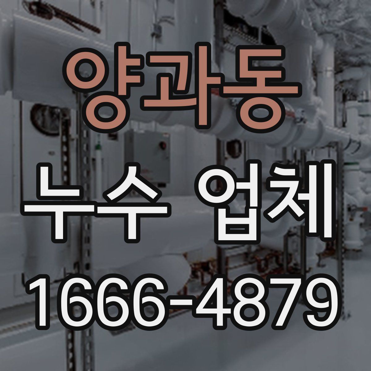 양과동 누수 업체