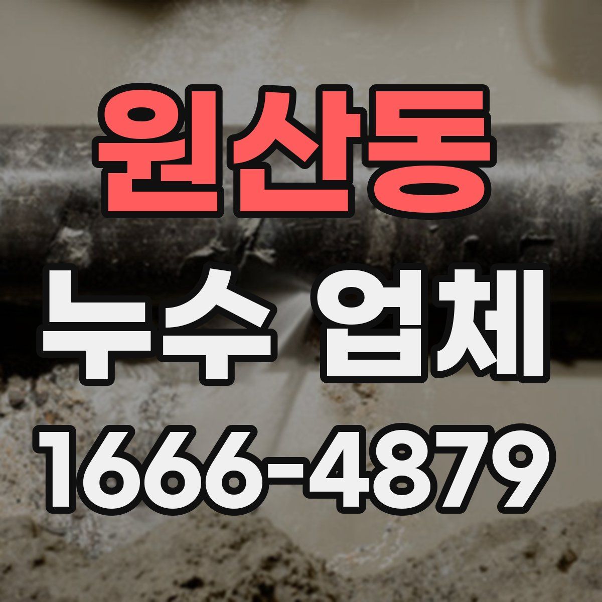 원산동 누수 업체