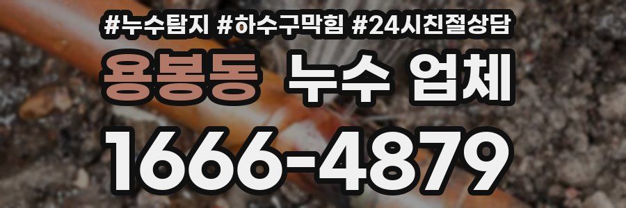 용봉동 누수 업체