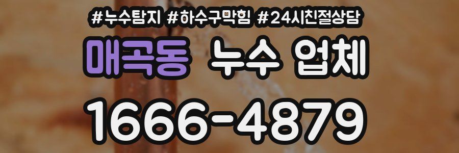 매곡동 누수 업체