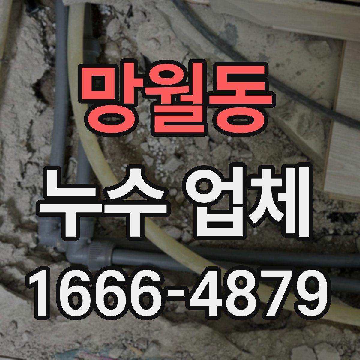 망월동 누수 업체